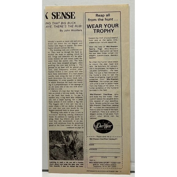 Nosler Bullets Print Ad Vintage 1980 Partition Ammo Beaverton OR Hunting - Picture 3 of 5